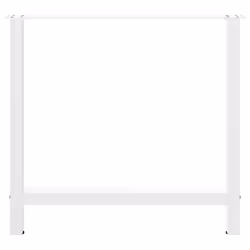 cm/ 1 pcs) vidaXL Coffee Table Legs Desk Legs Metal Furniture Legs Bar Stand DIY Steel - white, 70 x (72-73 - Additional view 4