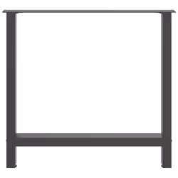 cm/ 1 pcs) vidaXL Coffee Table Legs Desk Legs Metal Furniture Legs Bar Stand DIY Steel - anthracite, 70 x (72-73 - Additional view 4