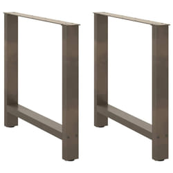 cm) vidaXL Coffee Table Legs Desk Legs Metal Furniture Legs Bar Stand DIY Steel - natural, 70 x (72-73