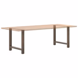cm) vidaXL Coffee Table Legs Desk Legs Metal Furniture Legs Bar Stand DIY Steel - natural, 70 x (72-73 - Additional view 7