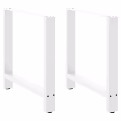 cm/ 1 pcs) vidaXL Coffee Table Legs Desk Legs Metal Furniture Legs Bar Stand DIY Steel - white, 80 x (72-73