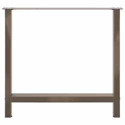 cm) vidaXL Coffee Table Legs Desk Legs Metal Furniture Legs Bar Stand DIY Steel - natural, 80 x (72-73 - Additional view 4