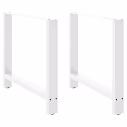 cm/ 1 pcs) vidaXL Coffee Table Legs Desk Legs Metal Furniture Legs Bar Stand DIY Steel - white, 90 x (72-73