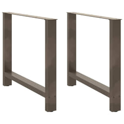 cm) vidaXL Coffee Table Legs Desk Legs Metal Furniture Legs Bar Stand DIY Steel - natural, 90 x (72-73