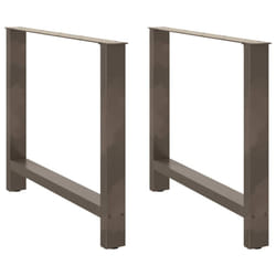 cm) vidaXL Coffee Table Legs Desk Legs Metal Furniture Legs Bar Stand DIY Steel - natural, 100 x (72-73