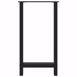 cm/ 1 pcs) vidaXL Coffee Table Legs Desk Legs Metal Furniture Legs Bar Stand DIY Steel - black, 50 x (90-91 - Additional view 4