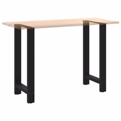 cm/ 1 pcs) vidaXL Coffee Table Legs Desk Legs Metal Furniture Legs Bar Stand DIY Steel - black, 50 x (90-91 - Additional view 7