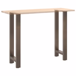 cm) vidaXL Coffee Table Legs Desk Legs Metal Furniture Legs Bar Stand DIY Steel - natural, 50 x (100-101 - Additional view 7