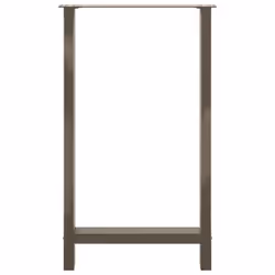 cm) vidaXL Coffee Table Legs Desk Legs Metal Furniture Legs Bar Stand DIY Steel - natural, 60 x (100-101 - Additional view 4