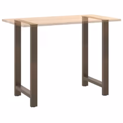 cm) vidaXL Coffee Table Legs Desk Legs Metal Furniture Legs Bar Stand DIY Steel - natural, 60 x (100-101 - Additional view 7