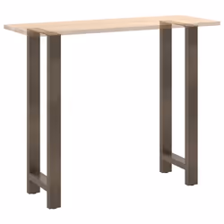 cm) vidaXL Coffee Table Legs Desk Legs Metal Furniture Legs Bar Stand DIY Steel - natural, 50 x (110-111 - Additional view 7