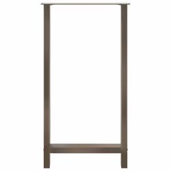 cm) vidaXL Coffee Table Legs Desk Legs Metal Furniture Legs Bar Stand DIY Steel - natural, 60 x (110-111 - Additional view 4