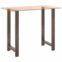 cm) vidaXL Coffee Table Legs Desk Legs Metal Furniture Legs Bar Stand DIY Steel - natural, 60 x (110-111 - Additional view 7