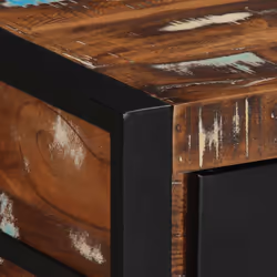 vidaXL Console Table Multicolour 100x35x75 cm Solid Wood Reclaimed sofa table - Multicolour