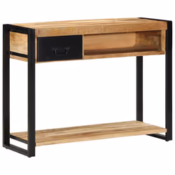 vidaXL Console Table Hallway Accent Couch Table End Side Table Multicolour - Brown