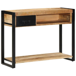 vidaXL Console Table Hallway Accent Couch Table End Side Table Multicolour - Brown