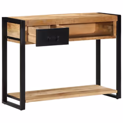 vidaXL Console Table Hallway Accent Couch Table End Side Table Multicolour - Brown