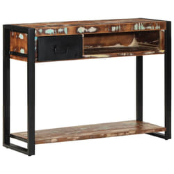 vidaXL Console Table Hallway Accent Couch Table End Side Table Multicolour - Multicolour