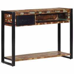 vidaXL Console Table Hallway Accent Couch Table End Side Table Multicolour - Multicolour - Additional view 10