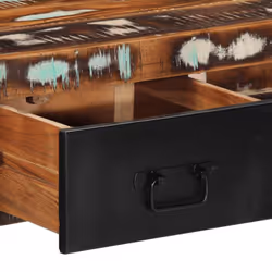 vidaXL Console Table Hallway Accent Couch Table End Side Table Multicolour - Multicolour - Additional view 6