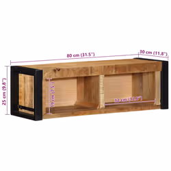 vidaXL TV Cabinet TV Stand TV Unit Media Entertainment Centre Multicolour - Brown - Additional view 5