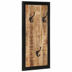 vidaXL Coat Rack Wall Mounted Coat Hook Wall Hanger Clothes Rack Multicolour - Brown