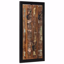 vidaXL Coat Rack Wall Mounted Coat Hook Wall Hanger Clothes Rack Multicolour - Multicolour