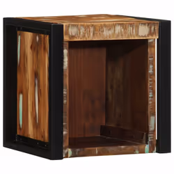 vidaXL Bedside Cabinets 2 pcs Multicolour 40x35x40 cm Solid Wood Reclaimed - multicolour