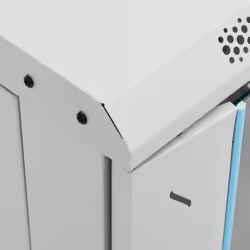 vidaXL Network Cabinet Home Office Server Rack Data Cabinet Network Rack IP20 - grey, 60 x 60 x 100 cm - Additional view 5