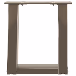 cm) vidaXL Console Table Legs U-Shaped Desk Legs Metal Bar Stand DIY 2 pcs Steel - 30 x (30-31 - Additional view 4
