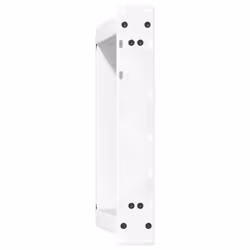 cm) vidaXL Console Table Legs U-Shaped Desk Legs Metal Bar Stand DIY 2 pcs Steel - white, 40 x (30-31 - Additional view 6
