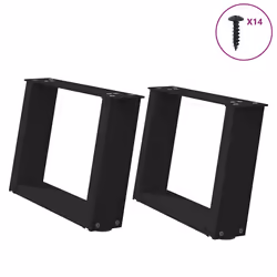 VidaXL 4012744, Metal, Black, Indoor, 310 mm, 500 mm