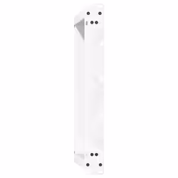 cm) vidaXL Console Table Legs U-Shaped Desk Legs Metal Bar Stand DIY 2 pcs Steel - white, 60 x (30-31 - Additional view 6