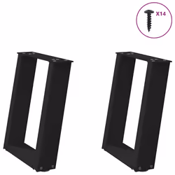 VidaXL 4012760, Metal, Black, Indoor, 430 mm, 380 mm