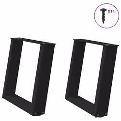 VidaXL 4012764, Metal, Black, Indoor, 430 mm, 500 mm