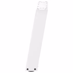 cm) vidaXL Console Table Legs U-Shaped Desk Legs Metal Bar Stand DIY 2 pcs Steel - white, 60 x (42-43 - Additional view 5