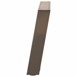 cm) vidaXL Console Table Legs U-Shaped Desk Legs Metal Bar Stand DIY 2 pcs Steel - 60 x (42-43 - Additional view 5