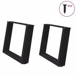 VidaXL 4012772, Metal, Black, Indoor, 430 mm, 700 mm