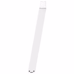 cm) vidaXL Console Table Legs U-Shaped Desk Legs Metal Bar Stand DIY 2 pcs Steel - white, 80 x (72-73 - Additional view 5