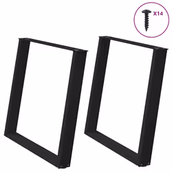 VidaXL 4012800, Metal, Black, Indoor, 730 mm, 900 mm