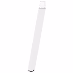 cm) vidaXL Console Table Legs U-Shaped Desk Legs Metal Bar Stand DIY 2 pcs Steel - white, 90 x (72-73 - Additional view 5