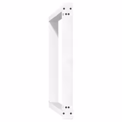 cm) vidaXL Console Table Legs U-Shaped Desk Legs Metal Bar Stand DIY 2 pcs Steel - white, 90 x (72-73 - Additional view 6