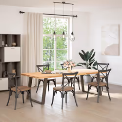 cm) vidaXL Console Table Legs U-Shaped Desk Legs Metal Bar Stand DIY 2 pcs Steel - 90 x (72-73