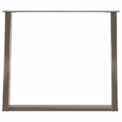 cm) vidaXL Console Table Legs U-Shaped Desk Legs Metal Bar Stand DIY 2 pcs Steel - 90 x (72-73 - Additional view 4