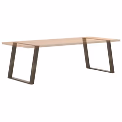 cm) vidaXL Console Table Legs U-Shaped Desk Legs Metal Bar Stand DIY 2 pcs Steel - 90 x (72-73 - Additional view 7