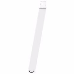 cm) vidaXL Console Table Legs U-Shaped Desk Legs Metal Bar Stand DIY 2 pcs Steel - white, 100 x (72-73 - Additional view 5