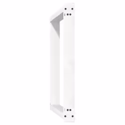 cm) vidaXL Console Table Legs U-Shaped Desk Legs Metal Bar Stand DIY 2 pcs Steel - white, 100 x (72-73 - Additional view 6