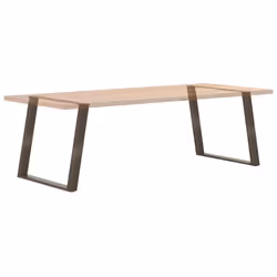 cm) vidaXL Console Table Legs U-Shaped Desk Legs Metal Bar Stand DIY 2 pcs Steel - 100 x (72-73 - Additional view 7