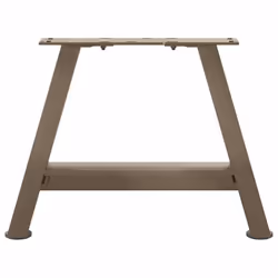 cm) vidaXL Coffee Table Legs A-Shaped Desk Legs Metal Bar Stand DIY 2 pcs Steel - 30 x (30-31 - Additional view 4
