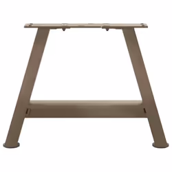 cm) vidaXL Coffee Table Legs A-Shaped Desk Legs Metal Bar Stand DIY 2 pcs Steel - natural, 40 x (30-31 - Additional view 4